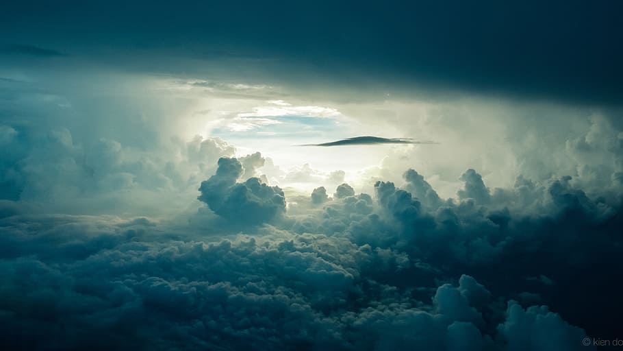 cloud, cloudy, nature, thick, dark, storm, cloud - sky, cloudscape HD wallpaper