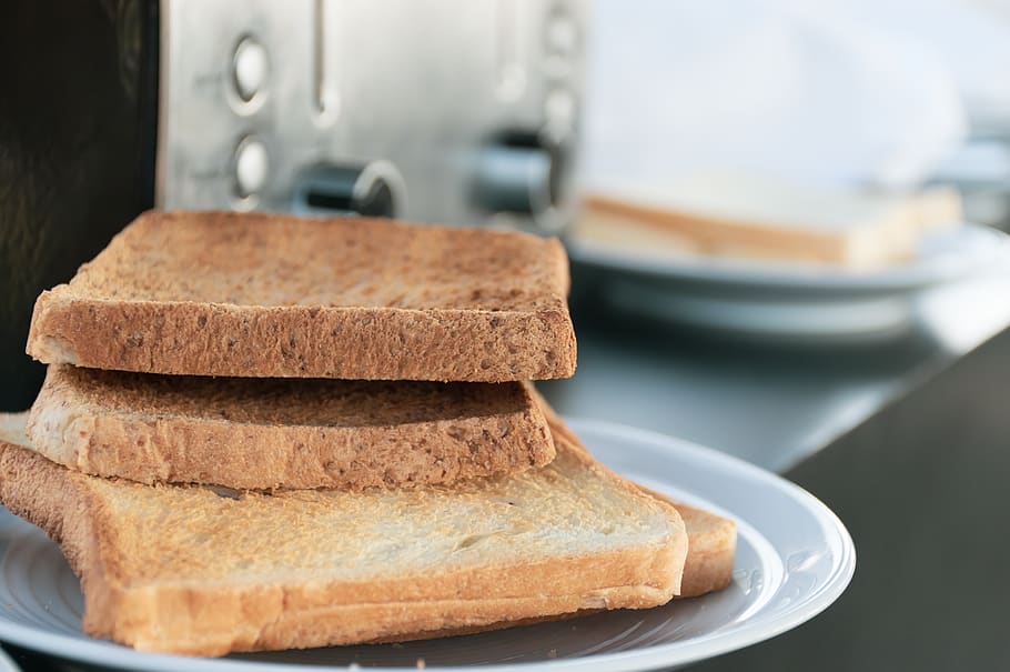 food, bread, breakfast, snack, food and drink, toasted bread HD wallpaper