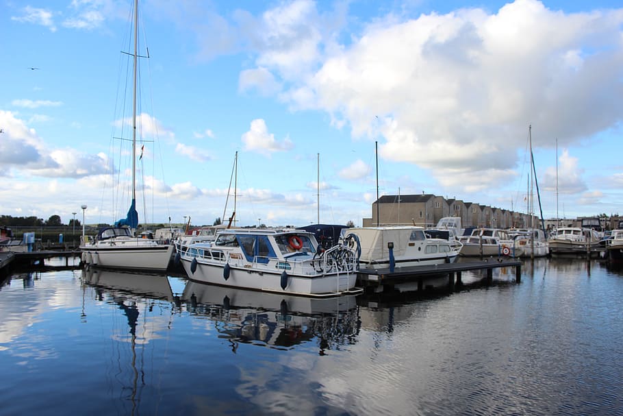 river, boats, water, bridge, nautical vessel, transportation HD wallpaper