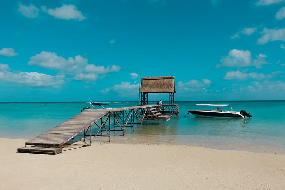 mauritius, trou aux biches beach, holidays, ocean, sea, sun, HD wallpaper