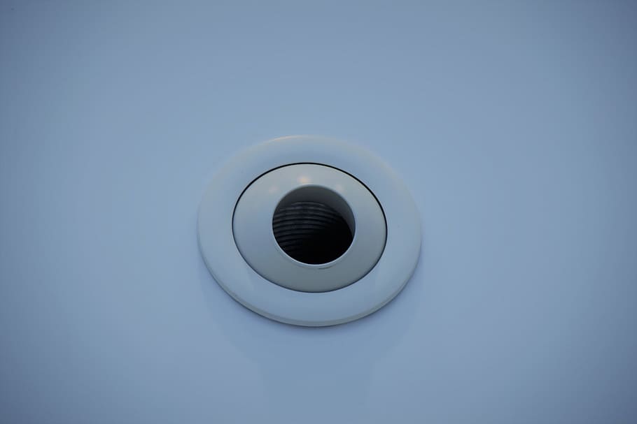 white plastic tool, hamburg, halle a1, germany, hole, window HD wallpaper
