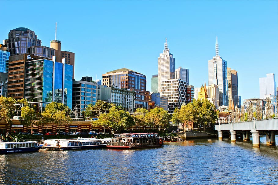 australia, melbourne, city, cityscape, urban, building, skyline, HD wallpaper