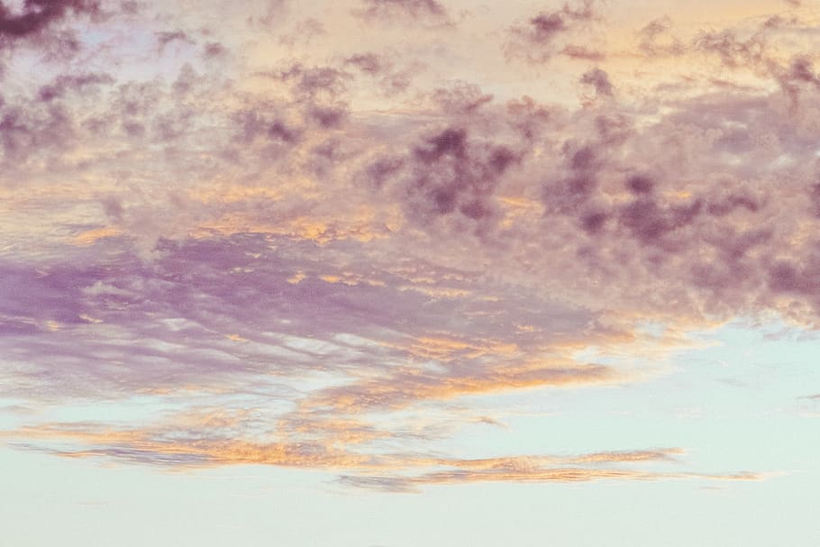 gloomy sky, cloud - sky, sunset, beauty in nature, no people HD wallpaper