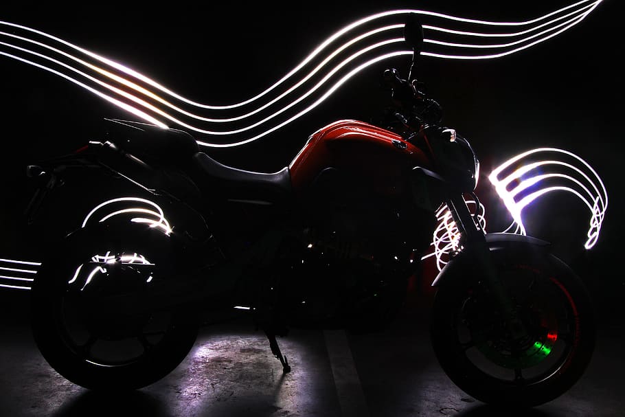 red motorcycle, transportation, vehicle, machine, wheel, nancy HD wallpaper
