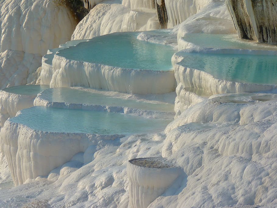 White Glaciers, cold, ice, melting, snow, water, winter, beauty in nature HD wallpaper