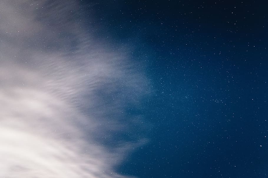 stars, galaxy, space, sky, night, evening, nature, clouds, astronomy HD wallpaper
