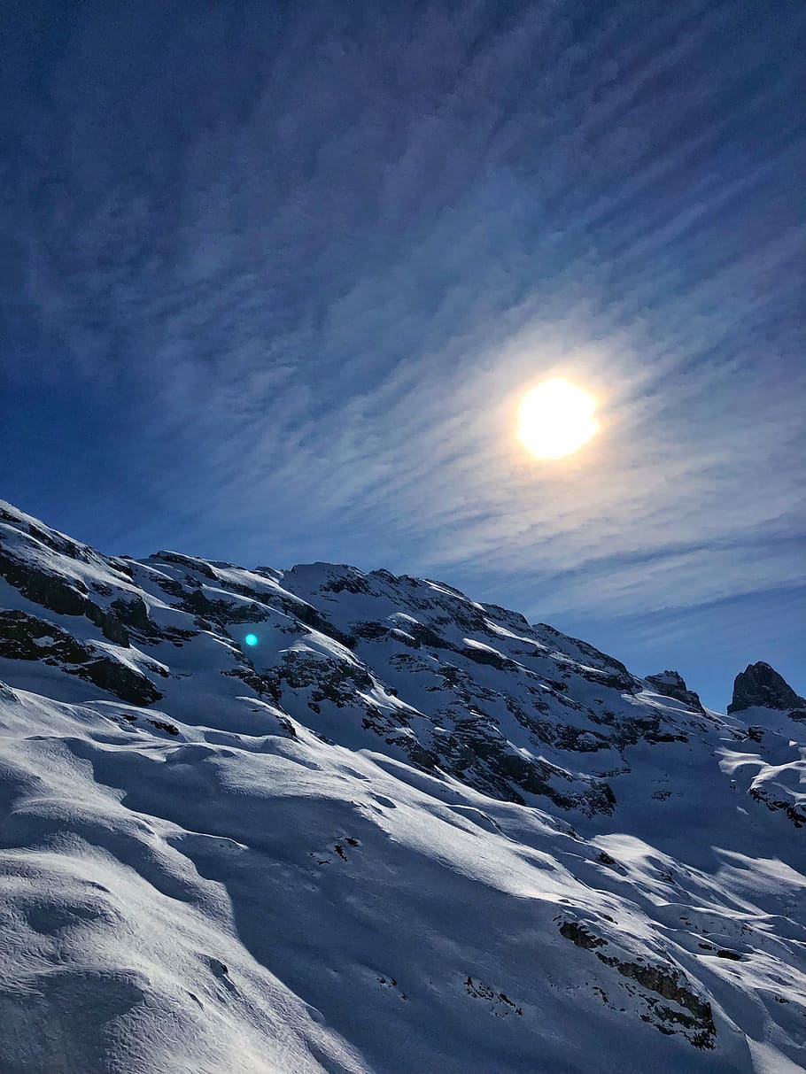 nature, outdoors, mountain, mountain range, ice, peak, wolfenschiessen HD wallpaper