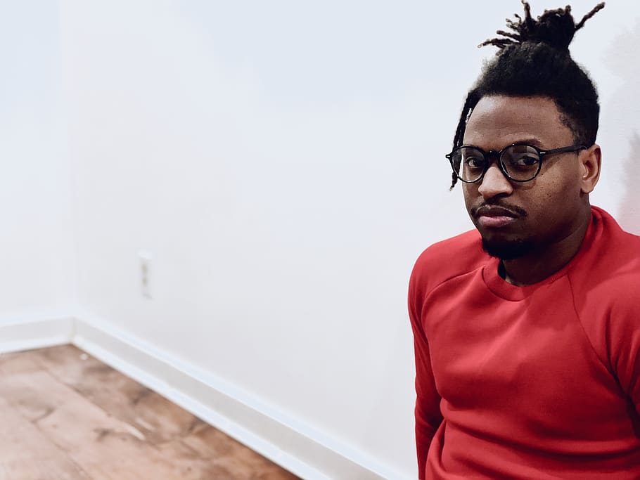 Man In Crew Neck Top, person, one person, young adult, portrait HD wallpaper