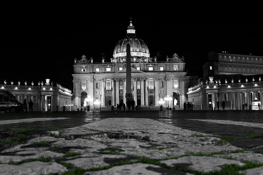 HD wallpaper: vatican city, st peter's square, dome, church, religion ...