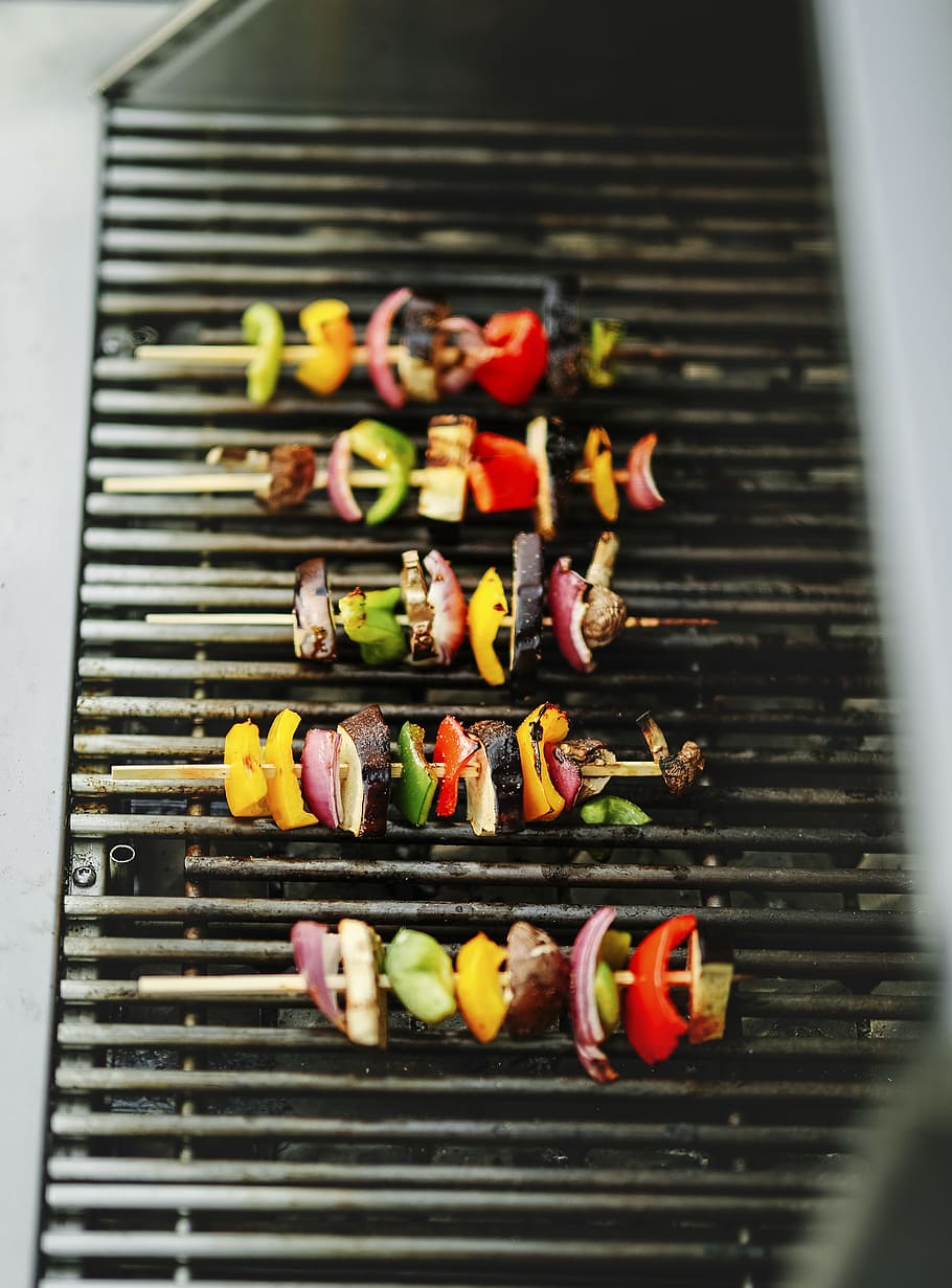 Assorted Barbecues, barbecue grill, barbeque, bbq, colorful, cook HD wallpaper