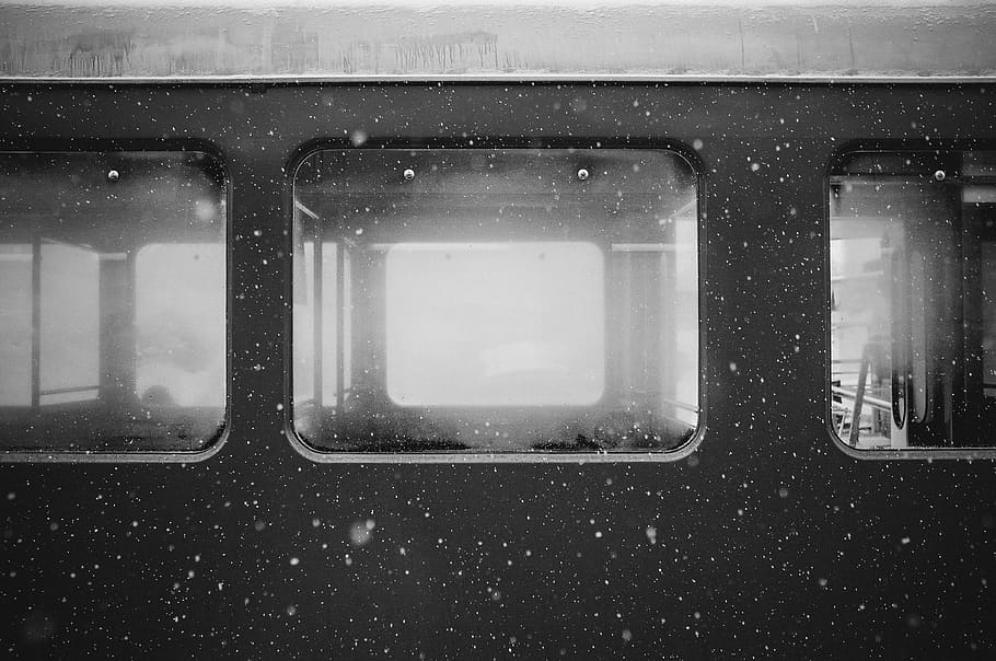 train, wagon, windows, railway, transport, transportation, railroad HD wallpaper