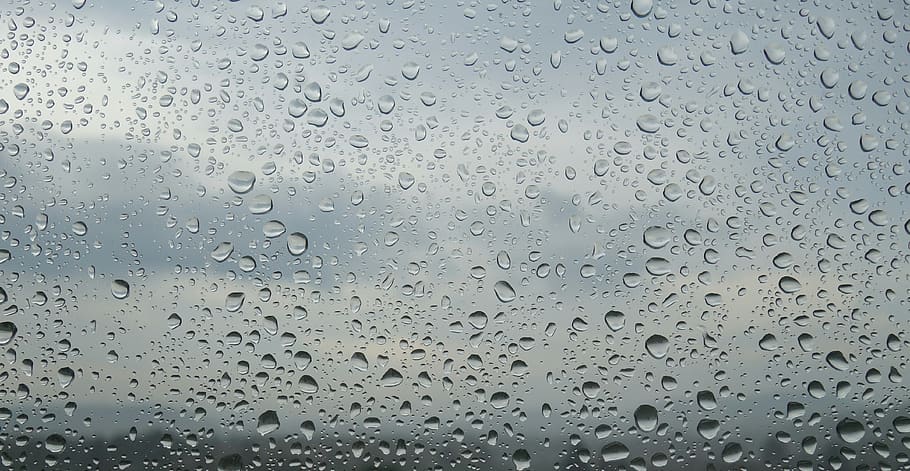 Water Dew on Window Panel, clear, close-up, droplets, drops, drops of water HD wallpaper