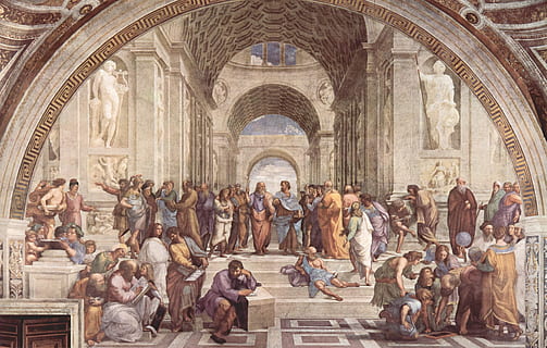 Nativity Painting of People Inside a Dome, ancient, ancient civilization HD wallpaper