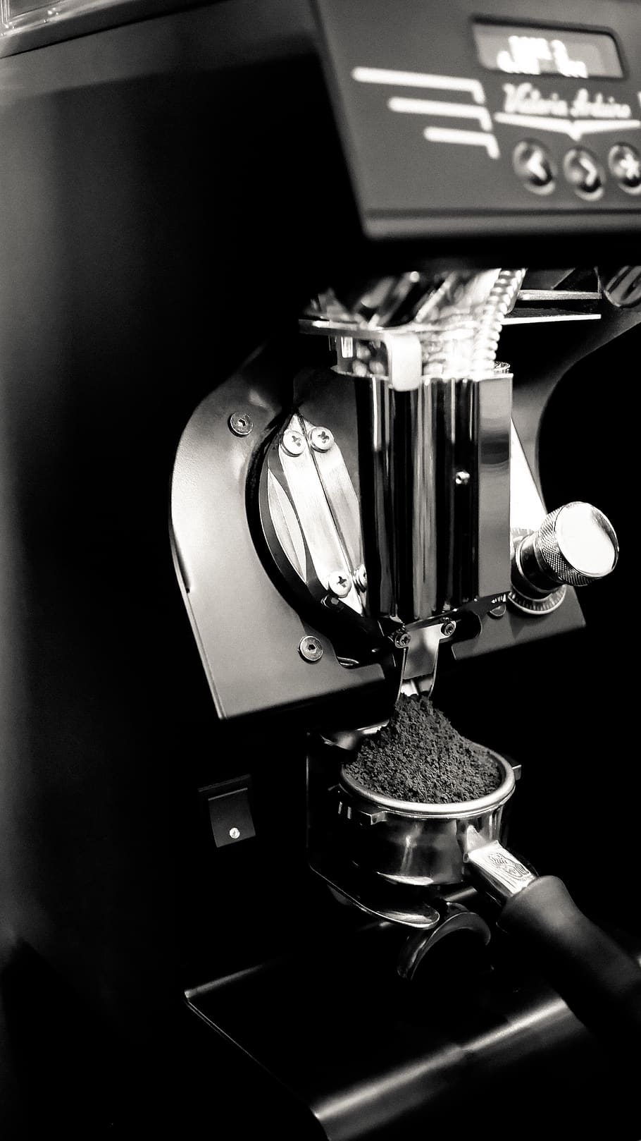 black espresso machine, indonesia, samarinda, kalimantan timur, HD wallpaper