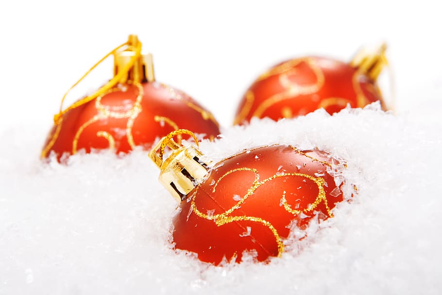 ball, bauble, balls, baubles, christmas, close-up, closeup HD wallpaper