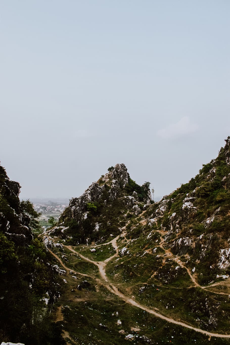 green mountains, sky, plant, beauty in nature, scenics - nature HD wallpaper