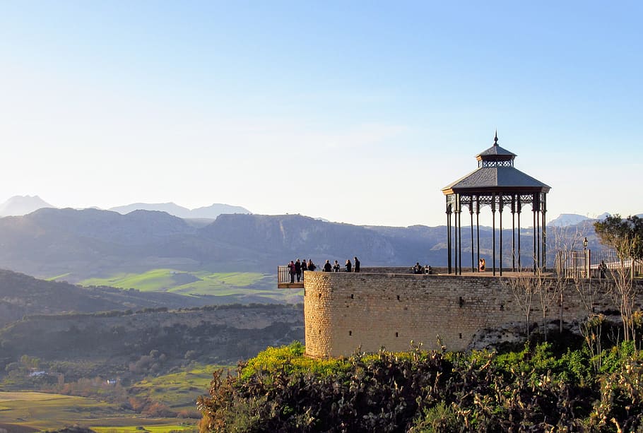 ronda, malaga, village, destination, canyon, historic, european, HD wallpaper