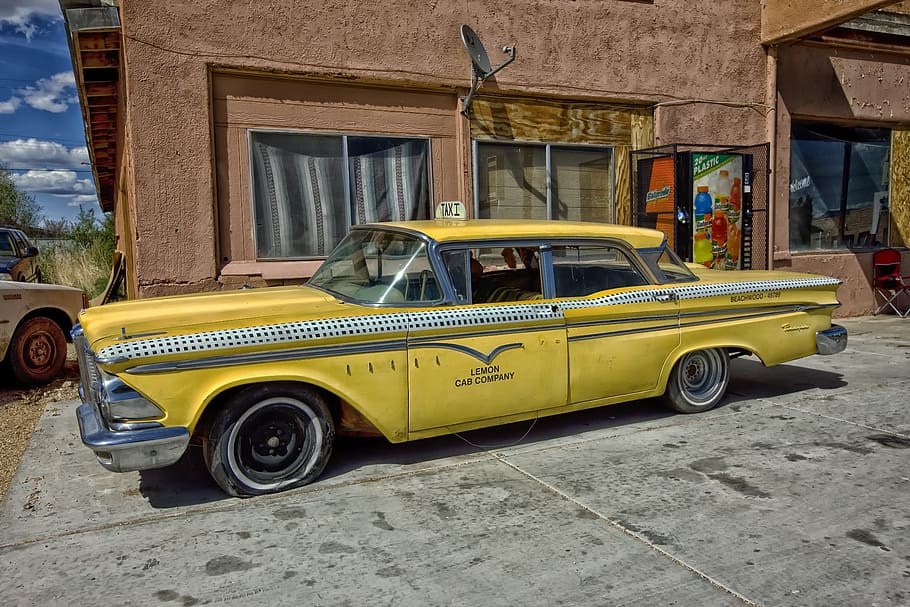 ranger, edsel, cab, car, auto, automobile, ride, construction HD wallpaper