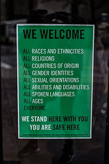 green printer paper, asheville, poster, sign, united states, diversity HD wallpaper