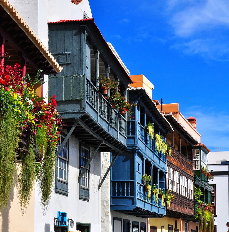 balcony, mediterranean, architecture, building, built structure HD wallpaper