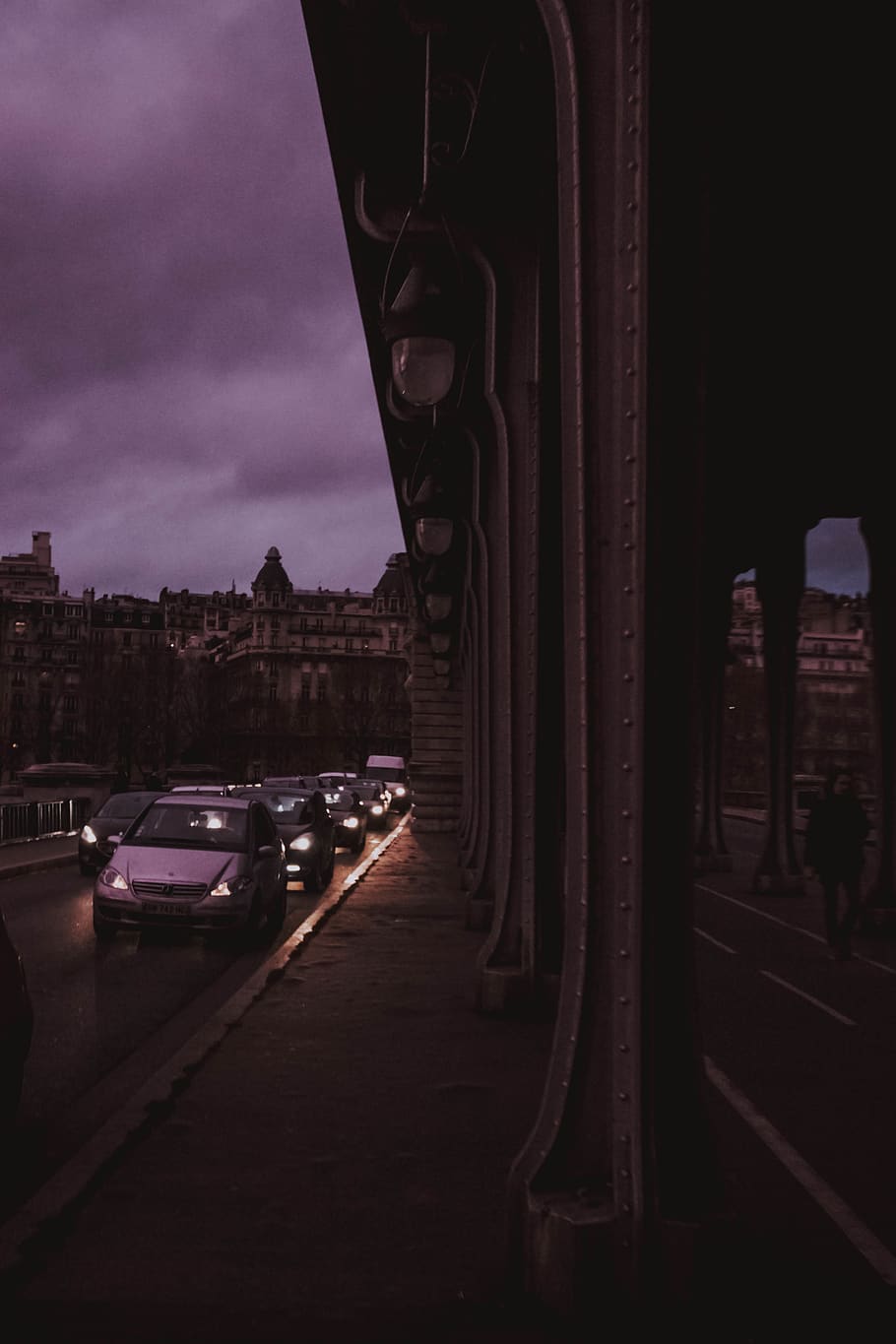 france, paris, pink, sunset, love, sky, architecture, city