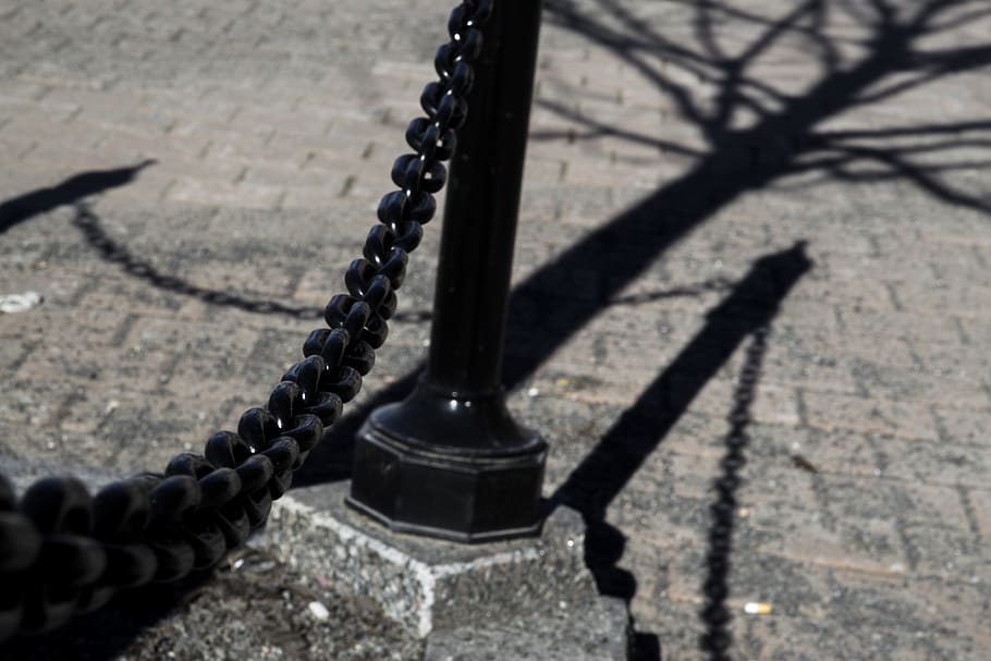 canada, saint-jérôme, chain, shadow, metal, sunlight, no people HD wallpaper