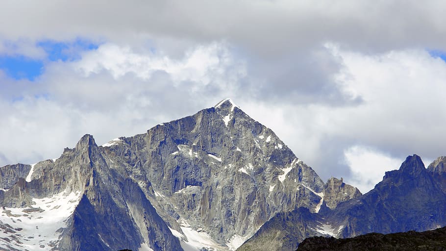 italy, madonna di campiglio, mountain, cloud - sky, snow, cold temperature, HD wallpaper