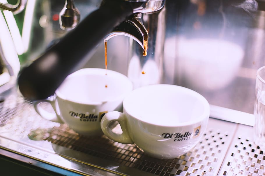 cafe, coffee, espresso, coffee cup, coffee shop, coffee machine HD wallpaper