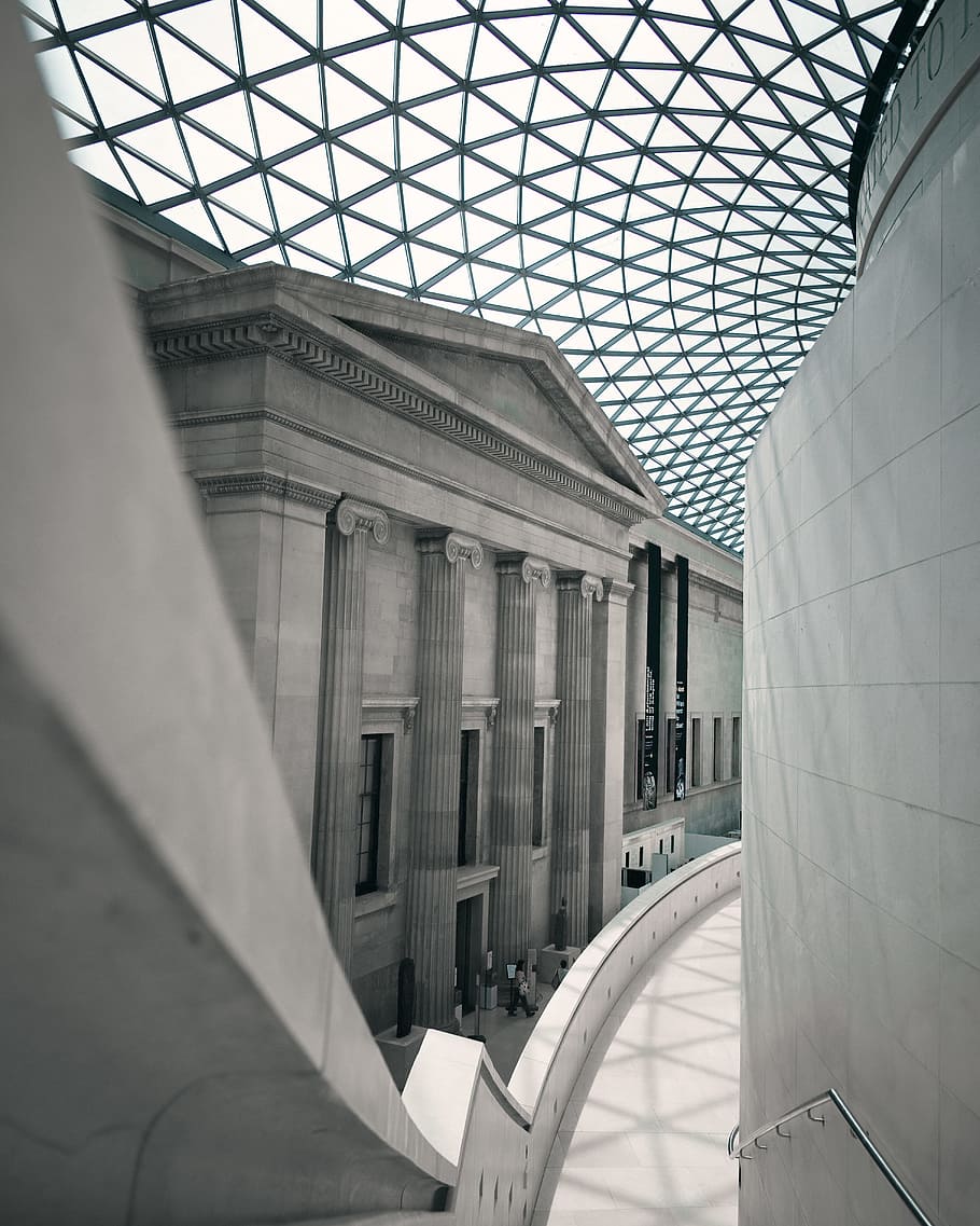 structural building photography, steps, architecture, pillar HD wallpaper