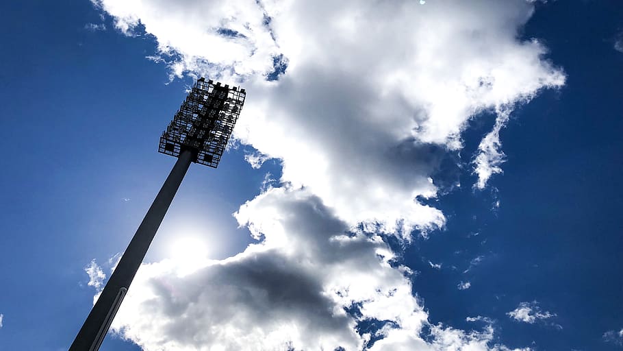 sky, cloud - sky, low angle view, nature, communication, tall - high HD wallpaper