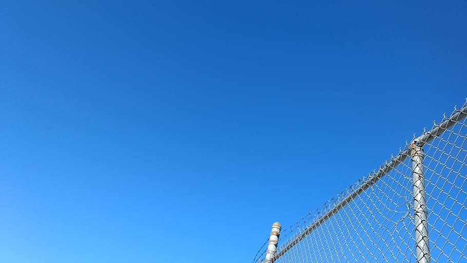 sky, blue, copy space, low angle view, clear sky, no people HD wallpaper