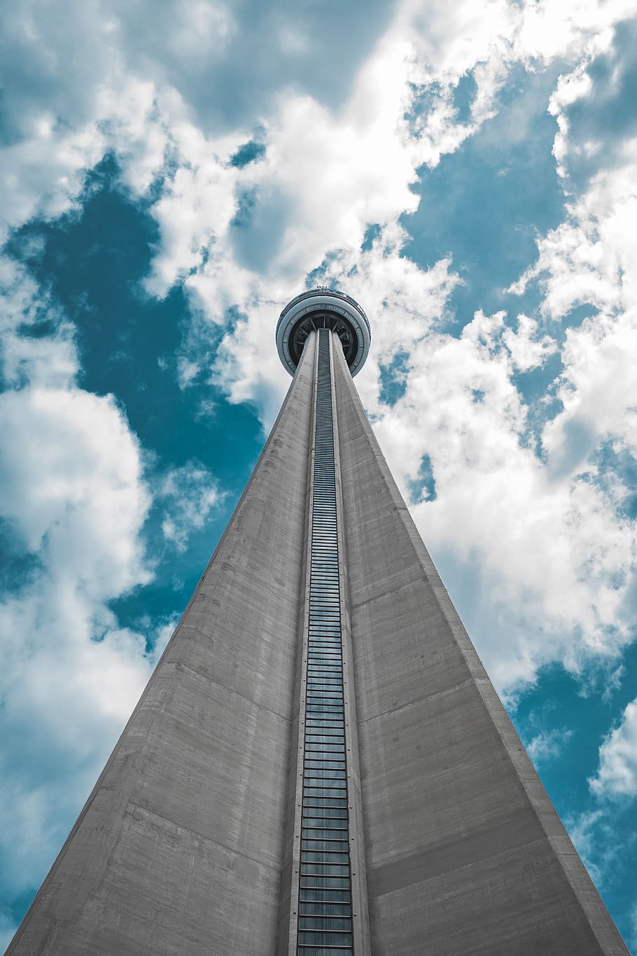 CN tower, Chicago, cloud - sky, architecture, built structure HD wallpaper