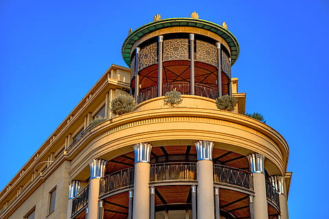 building, ancient, architecture, historic, column, dome, beirut HD wallpaper