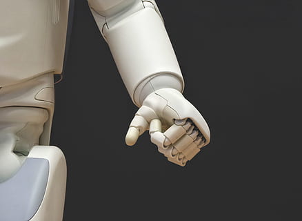 white robot, cyber, artificial, intelligence, mechanic, robotic HD wallpaper