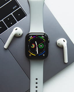 computer hardware, computer keyboard, electronics, wristwatch HD wallpaper