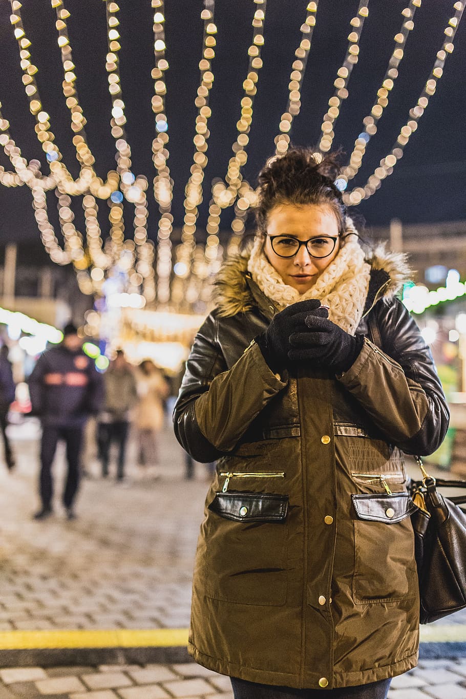 bucharest, romania, christmas, wine, cold, bokeh, canon, canon6d HD wallpaper