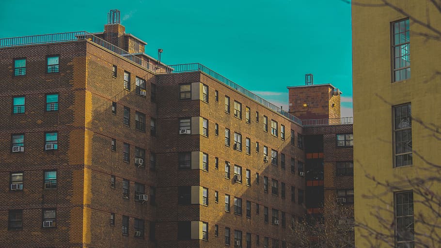 architecture, brick, building, skyscraper, house, home, appartment HD wallpaper