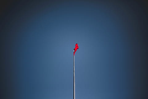 waving red flag, symbol, american flag, taiwan flag, taiwanese flag HD wallpaper