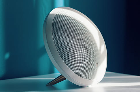 Photo of White Portable Bluetooth Speaker, audio, blur, close-up HD wallpaper