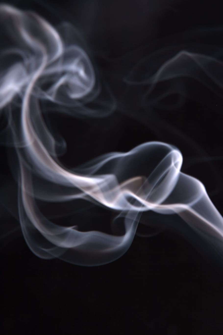 smoke, background, black, white, graphic, hot, isolated, curve HD wallpaper