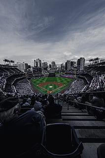 ballpark, building, stadium, arena, person, human, san diego HD wallpaper