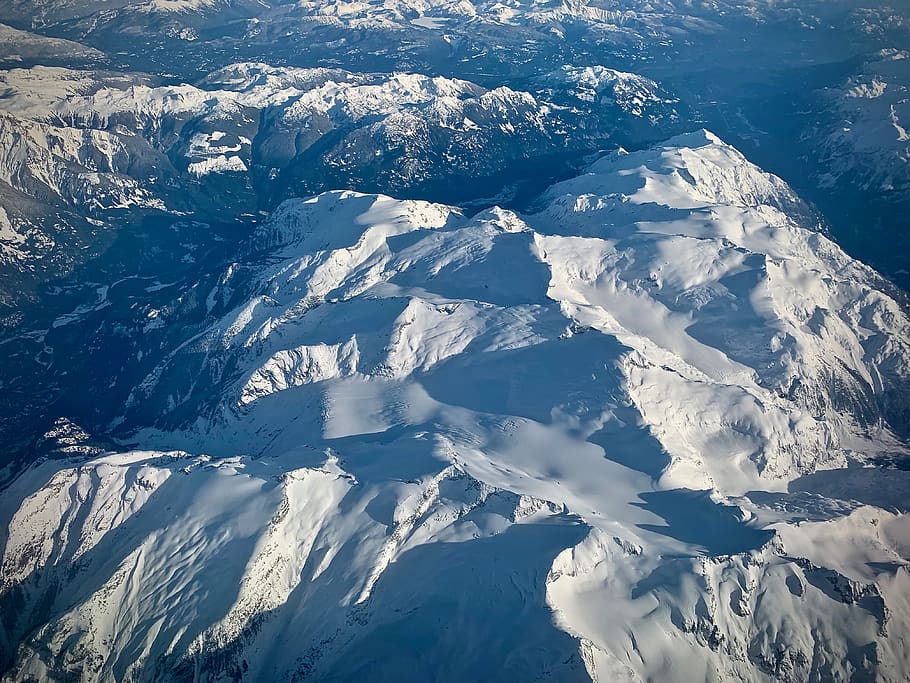 white snow mountain, nature, outdoors, landscape, ice, scenery HD wallpaper