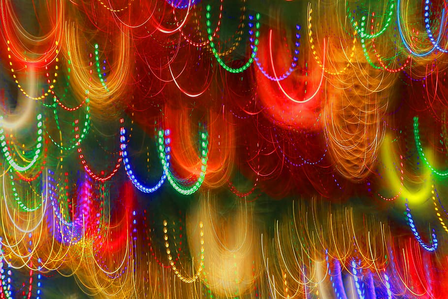 multicolored light wallpaper, multi colored, illuminated, lighting equipment HD wallpaper