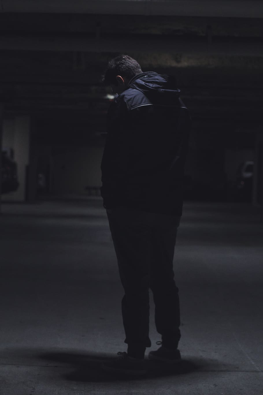 explore, city, lights, dark, person, phone, urban, car, full length HD wallpaper