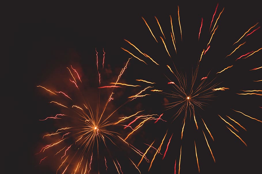 firecrackers during day time, firework, celebration, event, firework display HD wallpaper