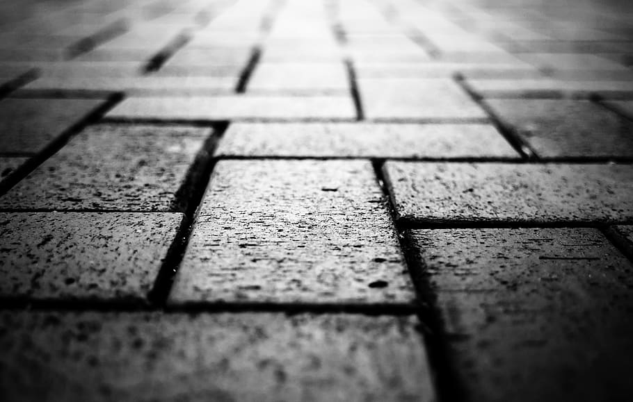 concrete bricks, path, walkway, pavement, sidewalk, cobblestone HD wallpaper