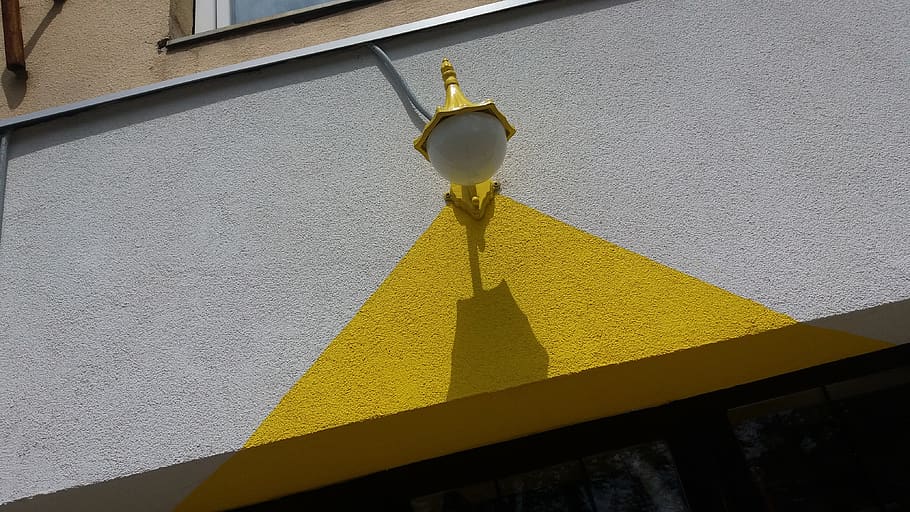 serbia, belgrade, yellow, low angle view, no people, built structure HD wallpaper