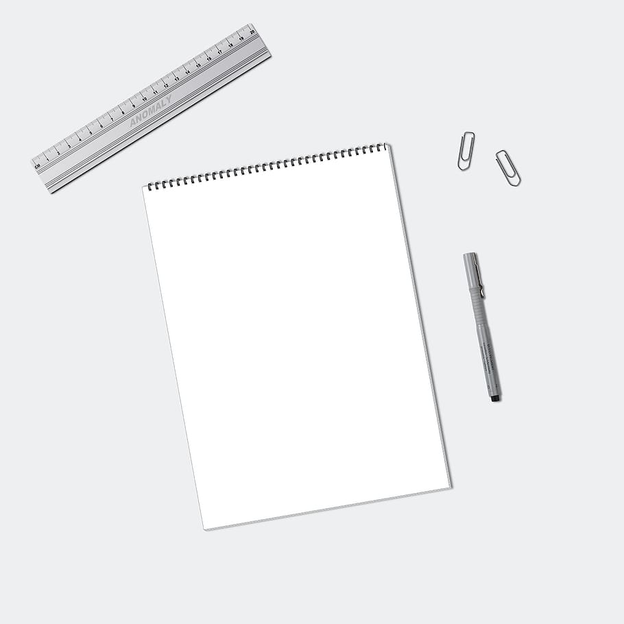 ecommerce, mockup, notebook, blank, paper, flatlay, marketing HD wallpaper