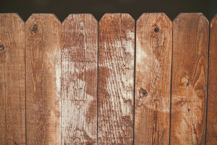 brown wooden planks, hardwood, fence, rug, picket, plywood, stained wood, HD wallpaper