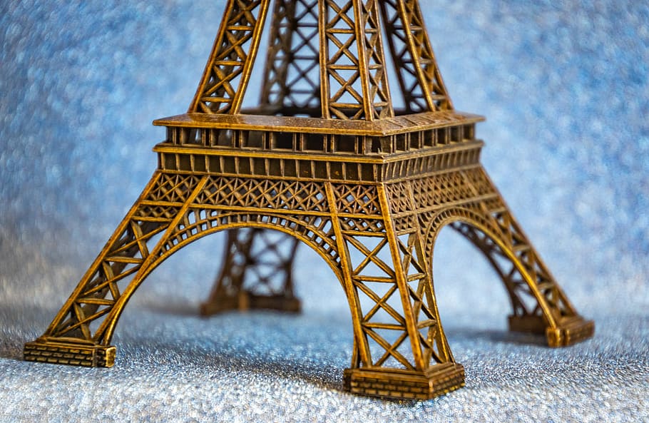 Eiffel Tower Miniature, decoration, paris, souvenir, steel, public domain images HD wallpaper